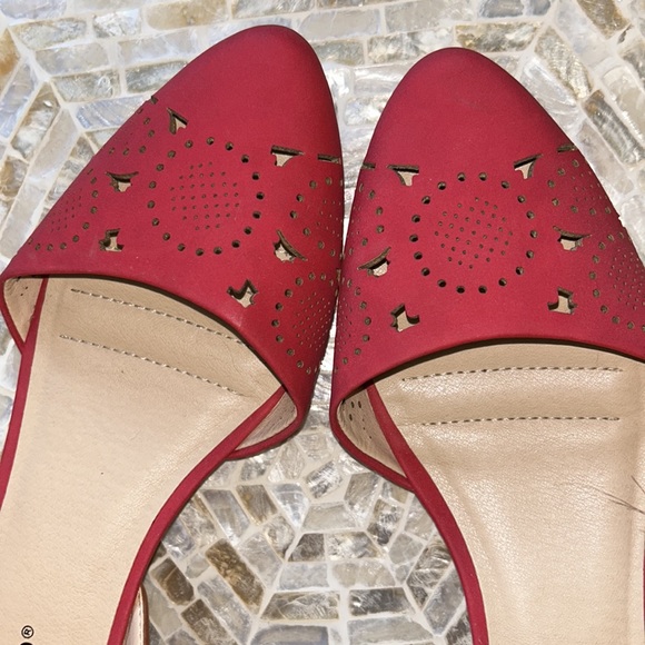 Rialto Red Suede Shoes - Picture 3 of 6